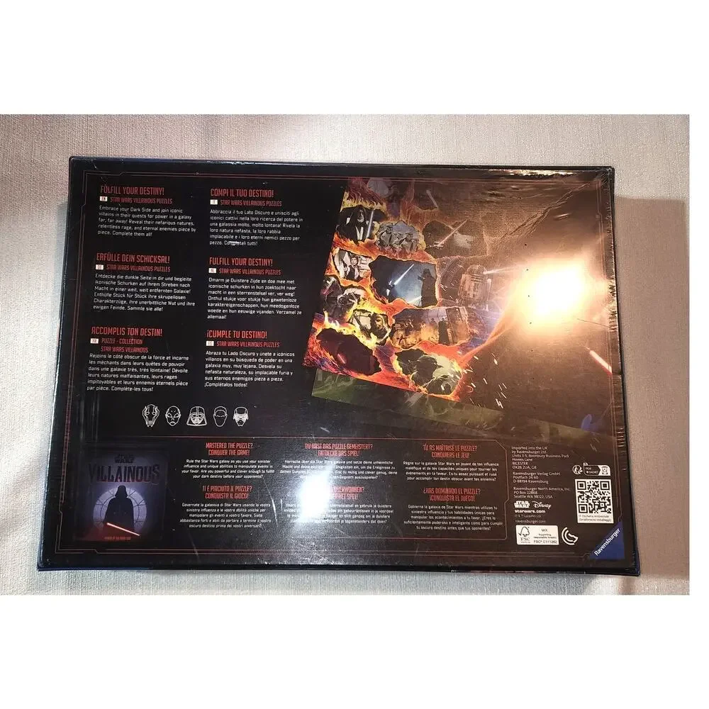 Star wars villainous Moff Gideon 1000 piece puzzle